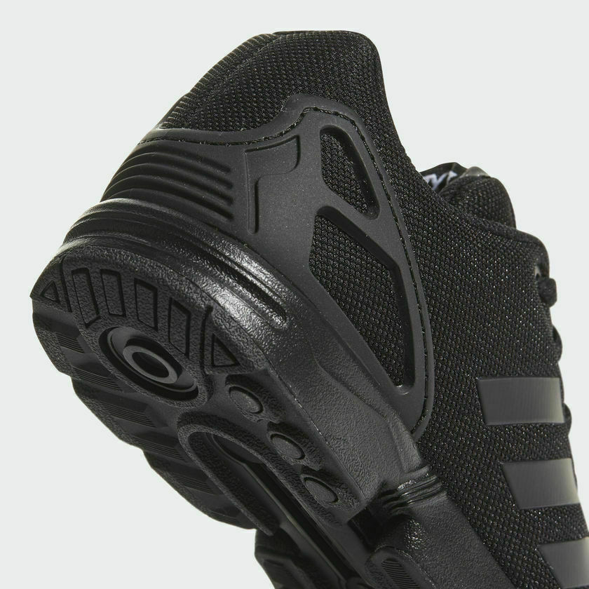 SCARPE ADIDAS ZX FLUX J S82695 NERO TOTAL BLACK RAGAZZO UNISEX NUOVE ORIGINALI